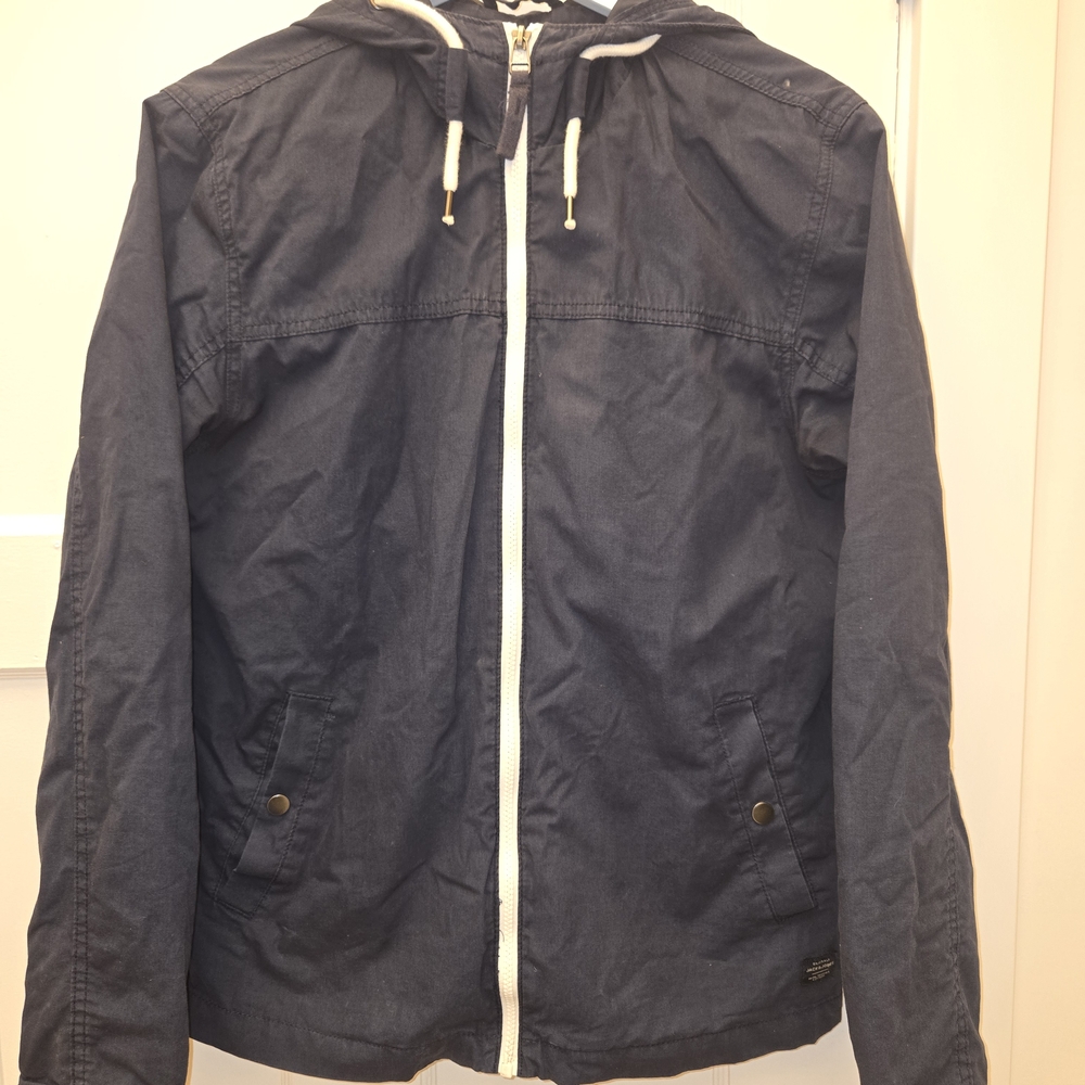 Jack & Jones Dark Blue Hooded Jacket